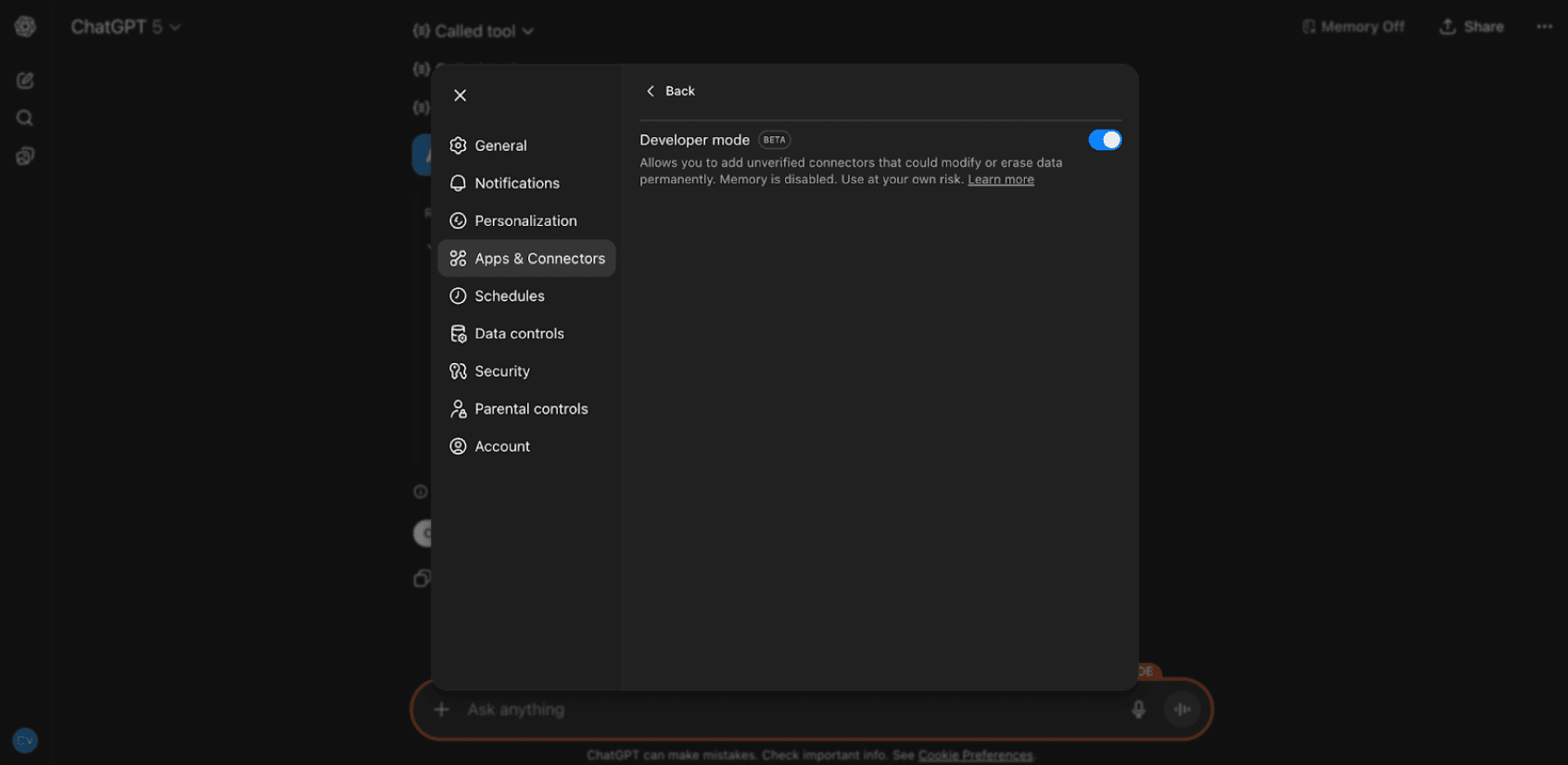 Enable Developer Mode