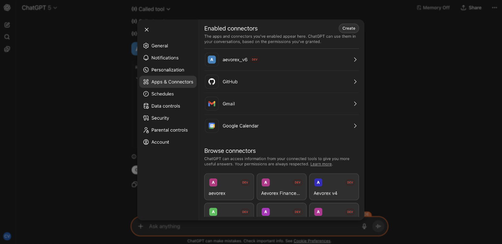 ChatGPT Apps & Connectors
