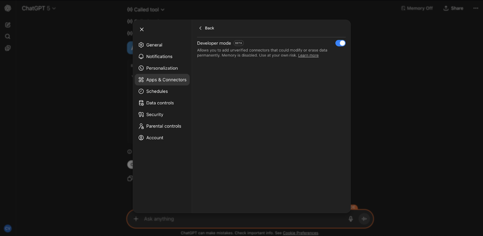 Enable Developer Mode